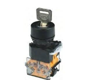 【江陰長江電器 三檔位右鎖鑰匙鈕 LA38-20YL3/】價(jià)格_廠家_圖片 -